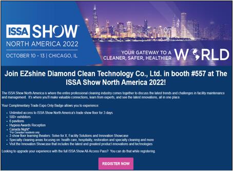 ISSA North America Clean Show 2022 Chicago